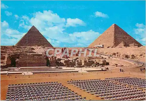 Cartes postales moderne Giza The Sphinx and the Pyramid