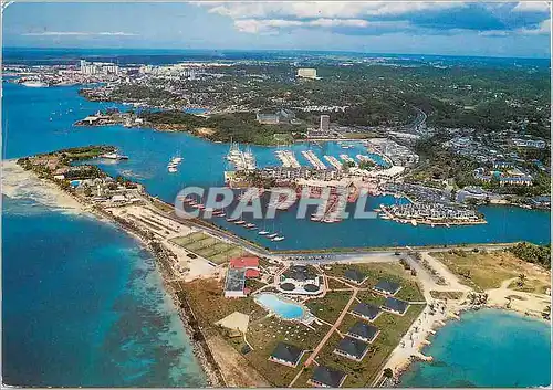 Cartes postales moderne Guadeloupe Marina de Pointe a Pitre et la ville