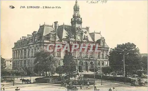 Cartes postales Limoges L Hotel de Ville