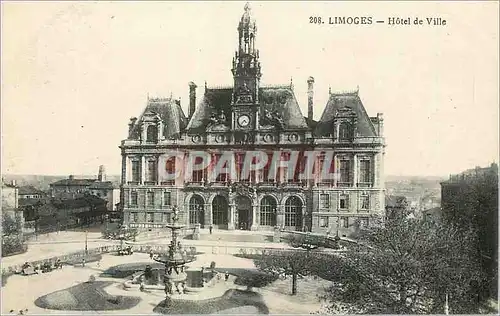 Cartes postales Limoges Hotel de Ville