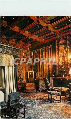 Cartes postales Chateaux en Limousin Coussac Bonneval Haute Vienne La Chambre du Marquis xvii siecle Tapisseries