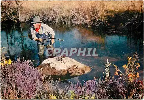 Cartes postales moderne Le Limousin Pittoresque Le pecheur d ecrevisses