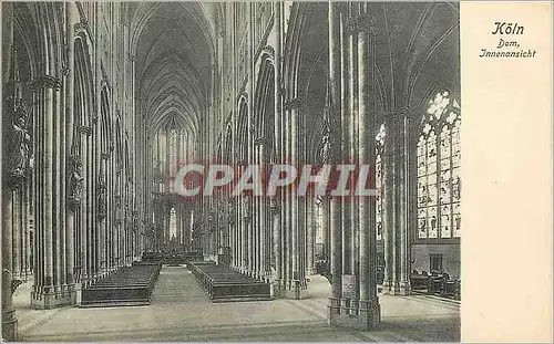 Cartes postales Koln Dom Innenansicht