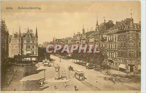 Cartes postales Koln Hohenzollernring Tramway