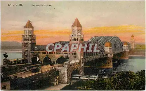 Cartes postales Koln a Rh Hohenzollernbrucke