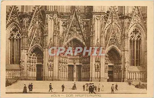 Cartes postales Koln Dom Haupteingang