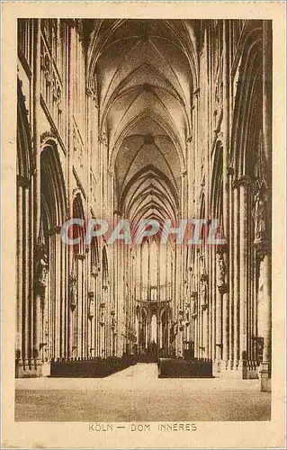 Cartes postales Koln Dom Inneres