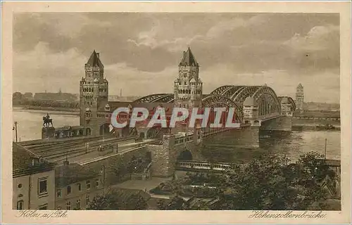 Cartes postales Koln a Rh Hohenzollernbrucke