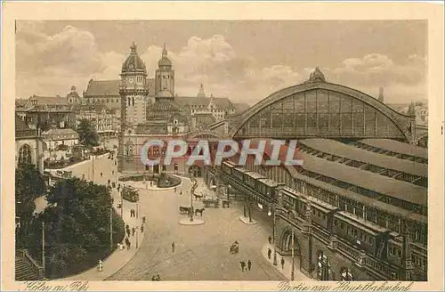 Cartes postales Koln a Rh Partie am Hauptbahnhof Trains