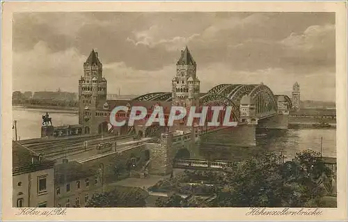 Cartes postales Koln am Rh Hohenzollernbrucke