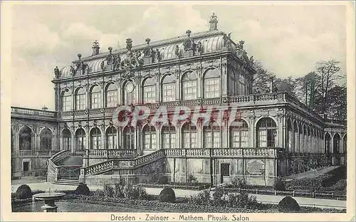 Cartes postales Dresden Zwinger Mathem Physik Salon