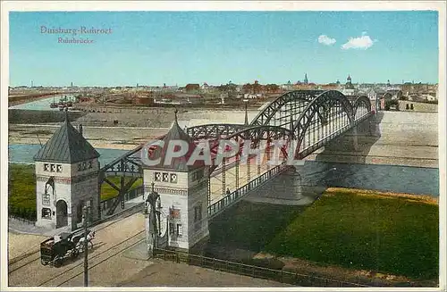 Cartes postales Duisburg Ruhrort Ruhrbrucke