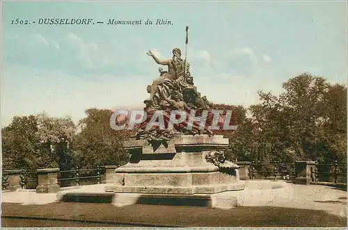 Cartes postales Dusseldorf Monument du Rhin