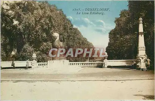 Cartes postales Dusseldorf Le Lion Edinburg