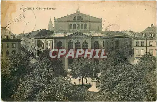 Cartes postales Munchen Gartner Theater