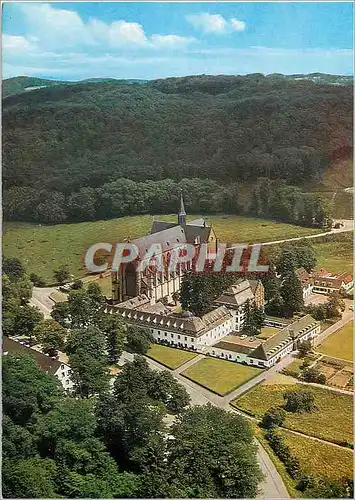 Cartes postales moderne Altenberg Luftauhnahme vom Bergischen Dom Freigabe Reg Pras Dusseld Nr Nachdruck verboten