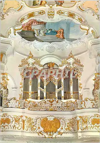 Cartes postales moderne Die Wies Walfahrskirche zum gegelbelten Heiland erbout Orgue