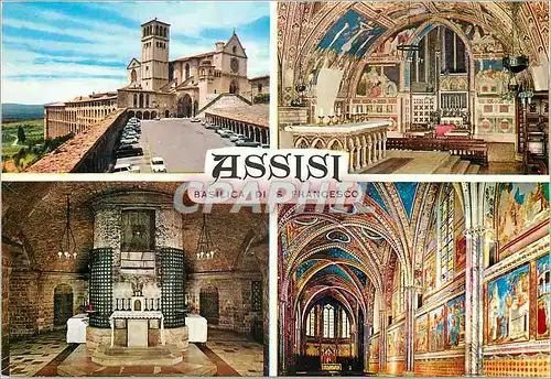 Cartes postales moderne Assisi Basilique de St Francois