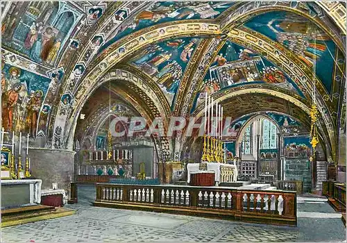 Cartes postales moderne Assisi Basilique de St Francois Le croisement