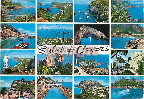 Cartes postales moderne Saluti da Capri