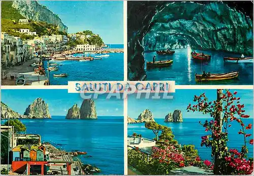 Cartes postales moderne Saluti da Capri