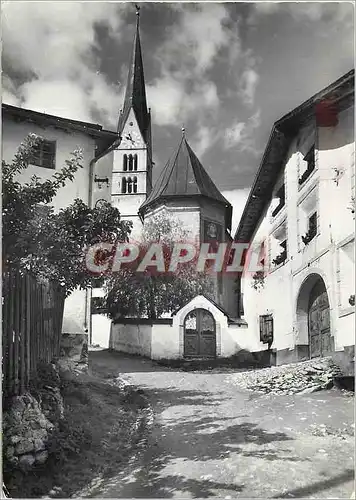 Cartes postales moderne Sta Maria im Munstertal Dorfpartie bei der Kirche