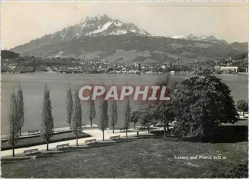 Cartes postales moderne Luzern und Pilatus