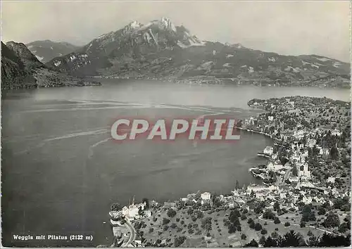 Cartes postales moderne Weggis mit Pilatus (2132 m)