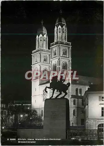 Cartes postales moderne Zurich Hans Waldmann