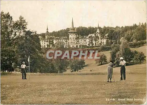 Cartes postales moderne Zurich Grand Hotel Dolder Golf