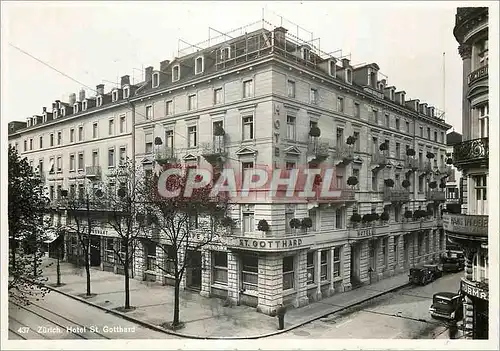 Cartes postales moderne Zurich Hotel St Gotthard