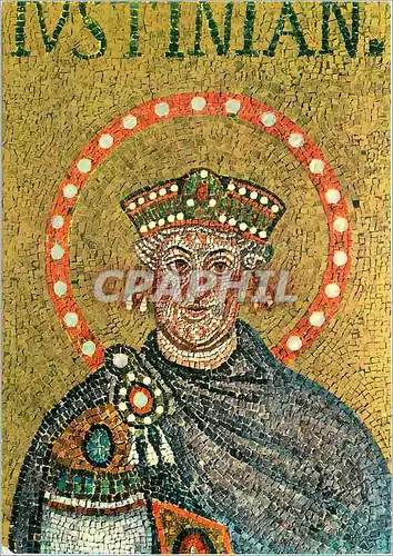 Cartes postales moderne Ravenna Basilique de S Apollinare Nouveau (VI siecle) Justinien