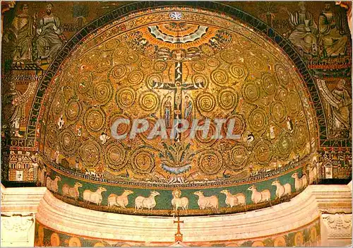Cartes postales moderne Roma mosaique de l'abside (XII s) dans l'eglise de st clement