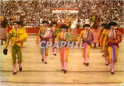 Cartes postales moderne Paseillo Defilé des equipes Taureau Corrida