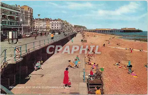 Cartes postales moderne Promenade and Beach St Leonards-On-Sea