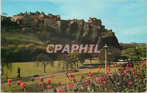 Cartes postales moderne Edinburgh Castle from Princes Street Gardens