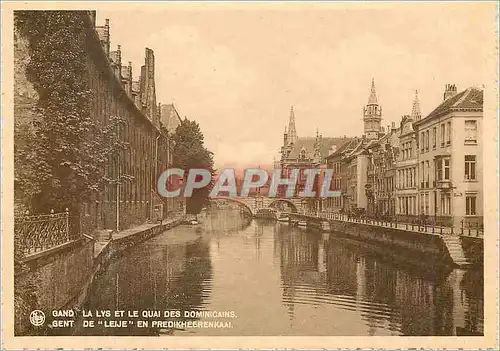 Cartes postales moderne Gand La Lys et le Quai des Dominicains