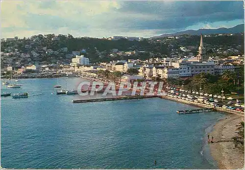 Cartes postales moderne Martinique Fort-de-France Vue de la Rade
