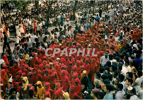 Cartes postales moderne Martinique Le Mardi-Gras a Fort de France Diables-Rouges