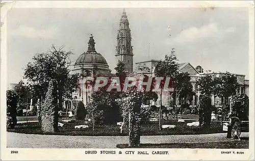 Cartes postales Druid Stones & City Hall Cardiff