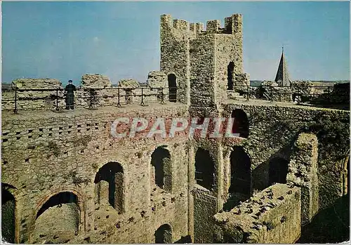 Cartes postales moderne Rochester castle kent interior of keep