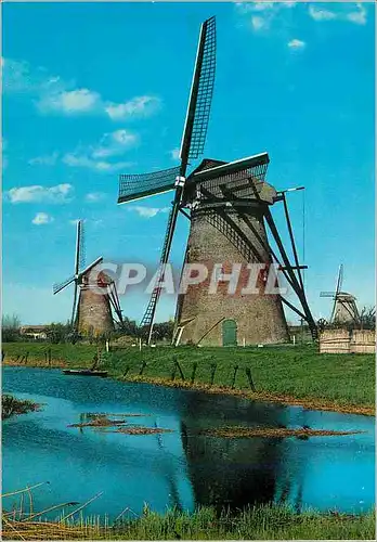 Cartes postales moderne Holland Molenland Land of Windmille Moulin a vent