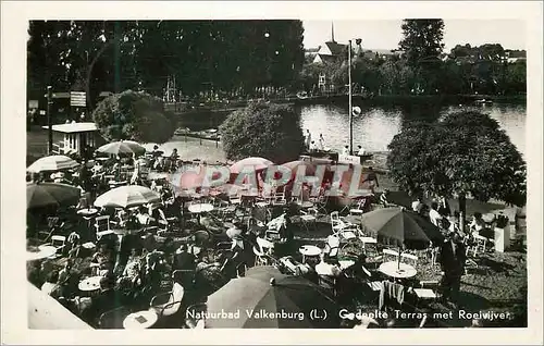 Cartes postales moderne Natuurbad Valkenburg Gedeelte Terras met Roeivijver