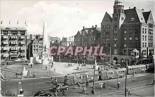 Cartes postales moderne Amsterdam C National Monument Dam Tramway