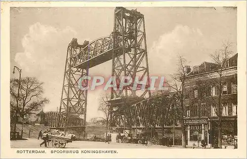 Cartes postales Rotterdam Spoorbrug Koningshaven