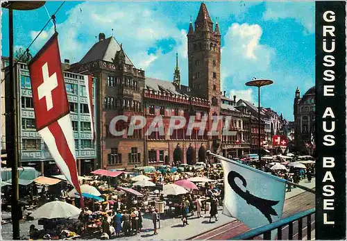 Cartes postales moderne Marktplatz und Rathaus