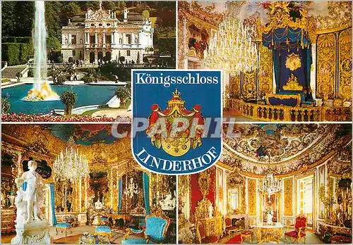 Cartes postales moderne Royal castle Linderhof