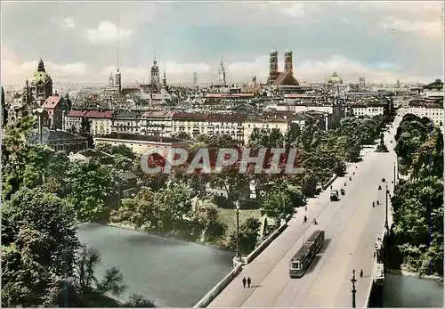 Cartes postales moderne Blick vom Maximilianeum aud die Stadt