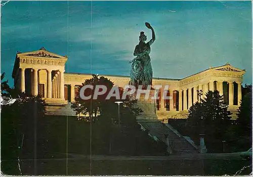 Cartes postales moderne Bavaria statute with Pantheon