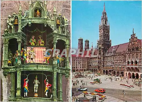 Cartes postales moderne Hotel de Ville et carillon